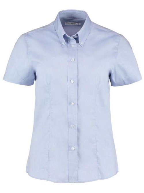 Kustom Kit Chemise d'entreprise Oxford à manches courtes pour femmes - Kiabi