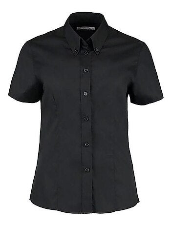 Kustom Kit Chemise d'entreprise Oxford à manches courtes pour femmes