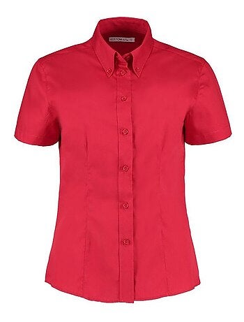 Kustom Kit Chemise d'entreprise Oxford à manches courtes pour femmes
