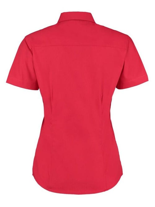 Kustom Kit Chemise d'entreprise Oxford à manches courtes pour femmes - Kiabi