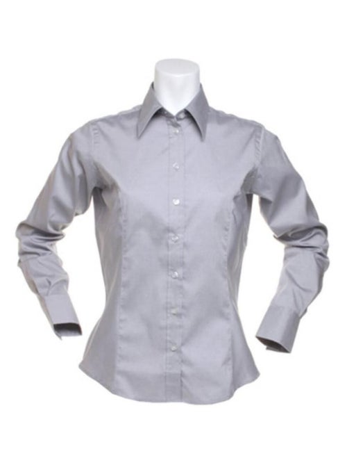 Kustom Kit Chemise Oxford à manches longues pour dames - Kiabi