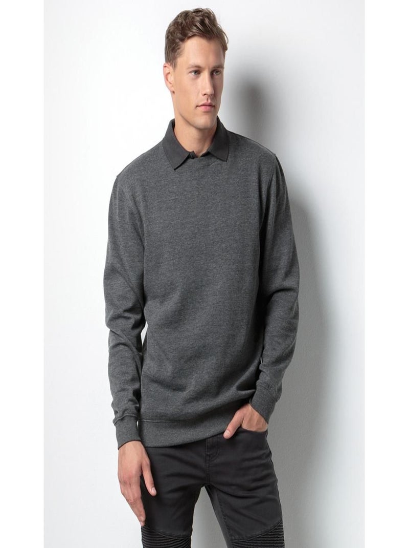 Kustom Kit Klassic - Sweat-shirt gris anthracite - Kiabi