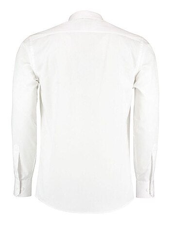 Kustom Kit Mens Poplin Tailored Long-Sleeve Formal Shirt