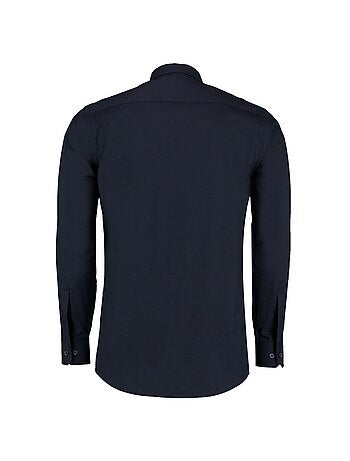 Kustom Kit Mens Poplin Tailored Long-Sleeve Formal Shirt