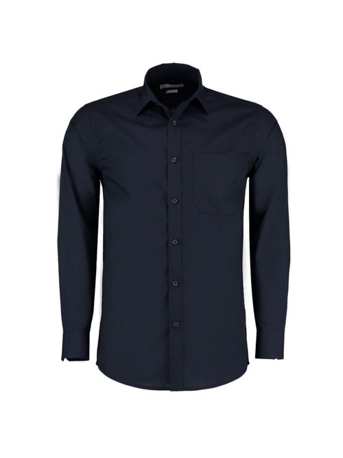 Kustom Kit Mens Poplin Tailored Long-Sleeve Formal Shirt - Kiabi