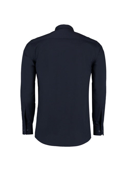 Kustom Kit Mens Poplin Tailored Long-Sleeve Formal Shirt - Kiabi