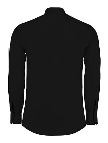 Kustom Kit Mens Poplin Tailored Long-Sleeve Formal Shirt