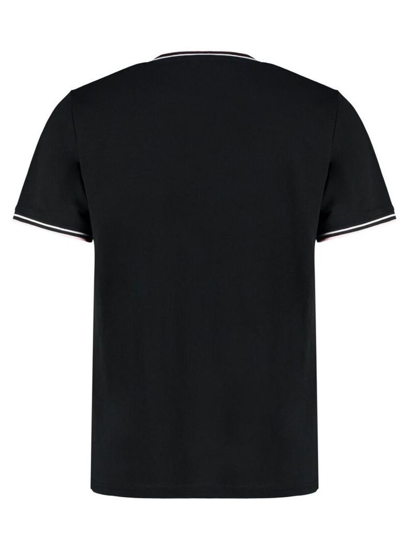 Kustom Kit T-shirt de mode à pointes pour hommes Noir - Kiabi