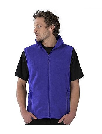 L - gilet polaire sans manches - russel