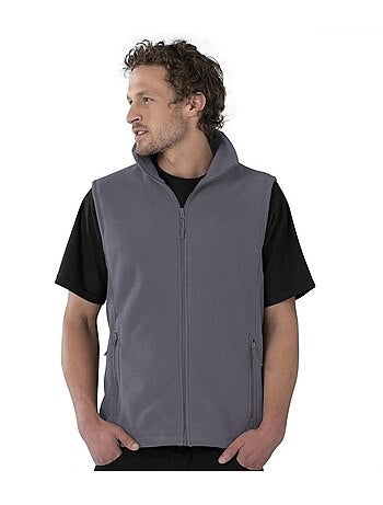 L - gilet polaire sans manches - russel