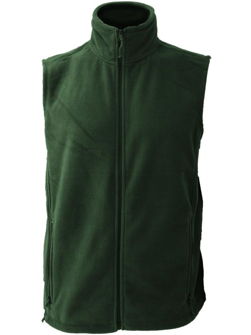 L - gilet polaire sans manches - russel Vert bouteille - Kiabi