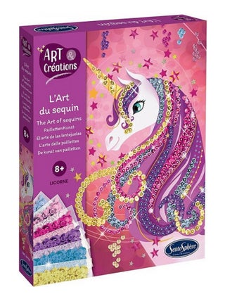 L art du sequin - Licorne - Art et creations