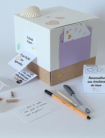 La boite à souvenirs de la famille Kit créatif sur les émotions