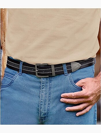 La ceinture croute de cuir avec coffret - atlas for men