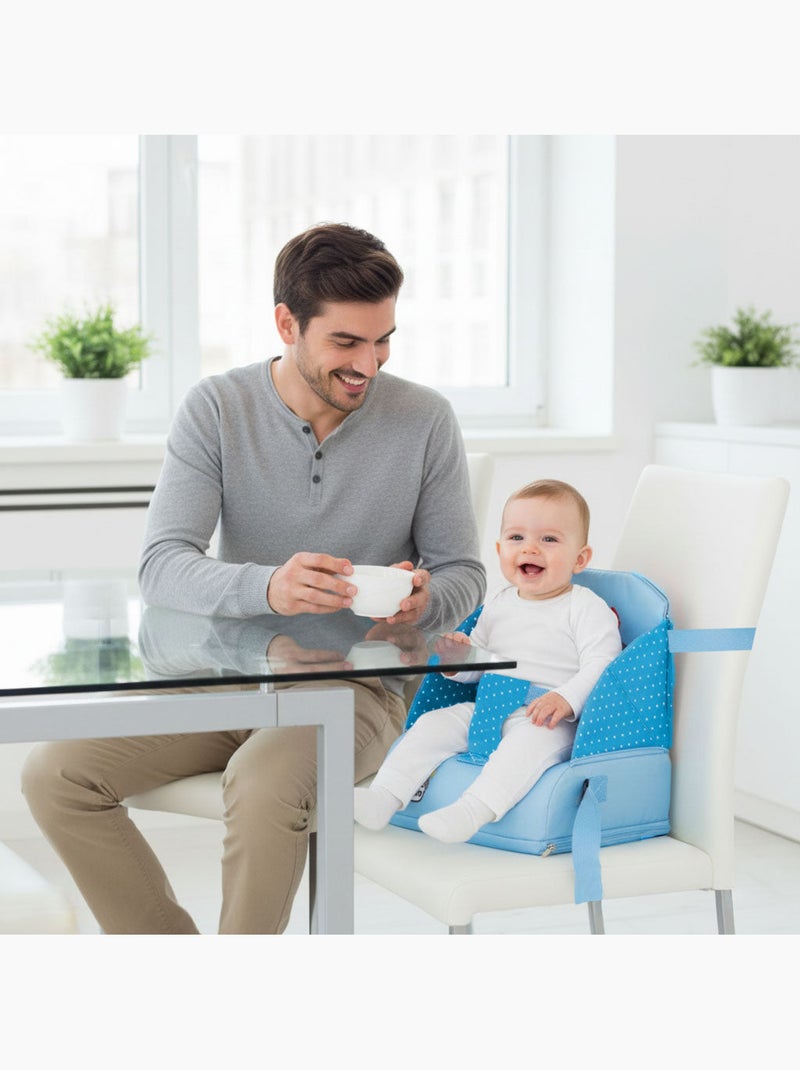 La chaise haute de voyage booster cuscus Bleu - Kiabi