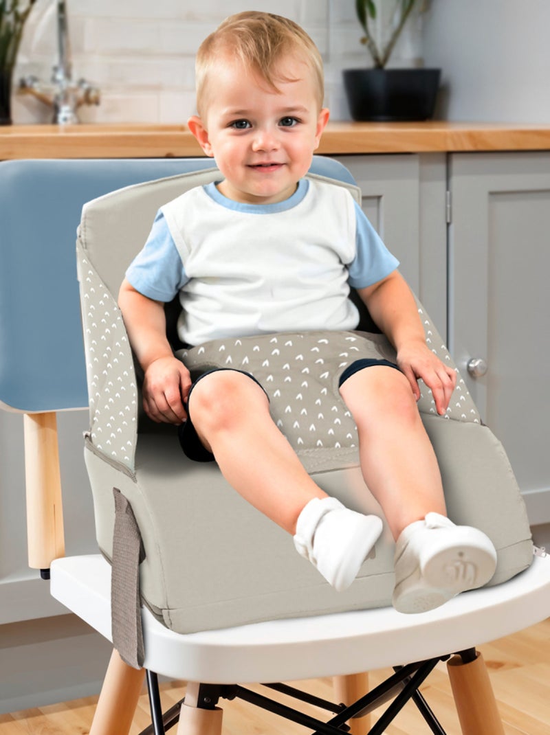 La chaise haute de voyage booster cuscus Gris - Kiabi