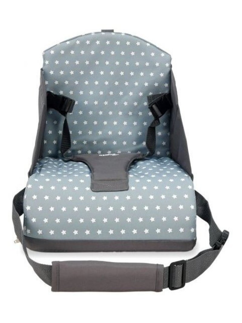La chaise haute de voyage Gris Bleu - Kiabi