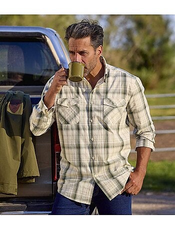 La chemise popeline western - atlas for men
