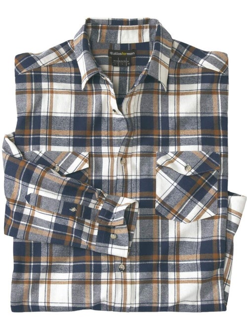 La chemise coton flanelle à carreaux - atlas for men - Kiabi La chemise coton flanelle à carreaux - atlas for men - Kiabi