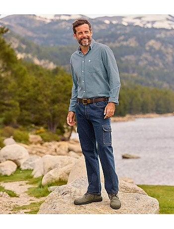 La chemise coton flanelle unie - atlas for men