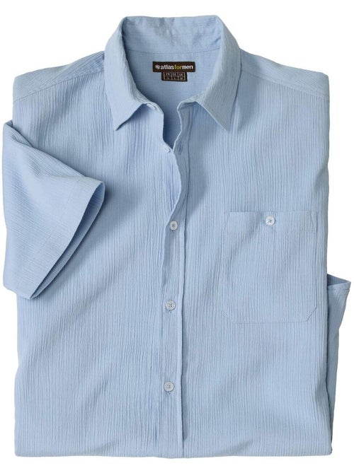 La chemise crépon manches courtes - atlas for men - Kiabi La chemise crépon manches courtes - atlas for men - Kiabi