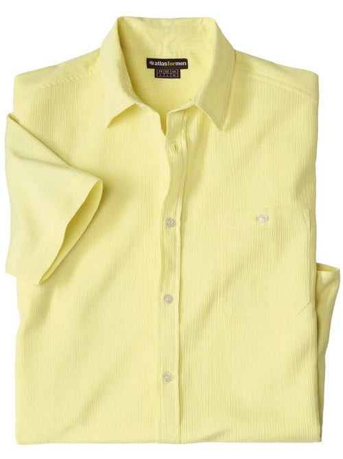 La Chemise Crépon Manches Courtes  - ATLAS FOR MEN - Kiabi