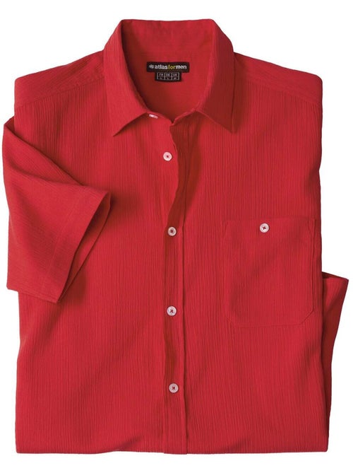 La Chemise Crépon Manches Courtes - ATLAS FOR MEN - Kiabi La Chemise Crépon Manches Courtes - ATLAS FOR MEN - Kiabi