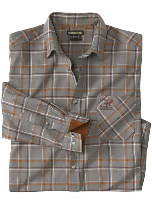 La chemise en flanelle à carreaux - atlas for men - Kiabi La chemise en flanelle à carreaux - atlas for men - Kiabi