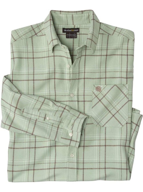 La chemise en flanelle à carreaux - atlas for men - Kiabi La chemise en flanelle à carreaux - atlas for men - Kiabi
