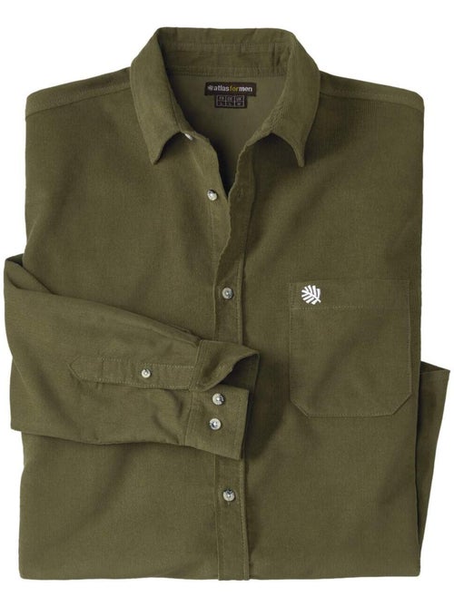 La chemise en velours - atlas for men - Kiabi La chemise en velours - atlas for men - Kiabi