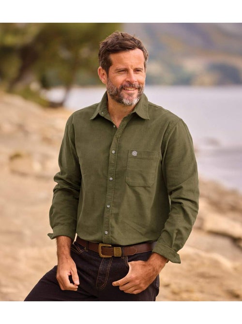 La chemise en velours - atlas for men - Kiabi La chemise en velours - atlas for men - Kiabi