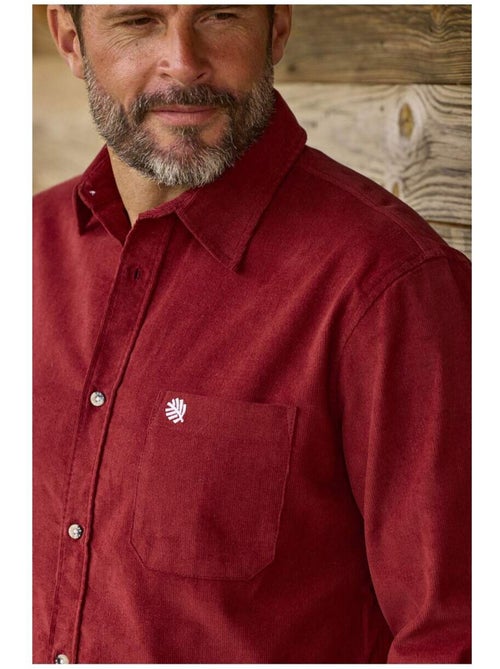 La chemise en velours  - atlas for men - Kiabi