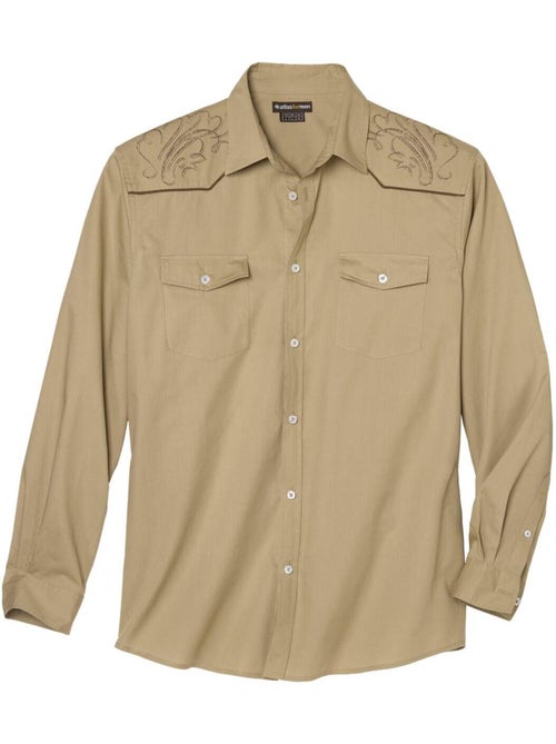 La chemise esprit western  - atlas for men - Kiabi