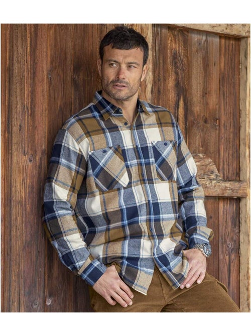 La chemise flanelle à carreaux - atlas for men - Kiabi La chemise flanelle à carreaux - atlas for men - Kiabi