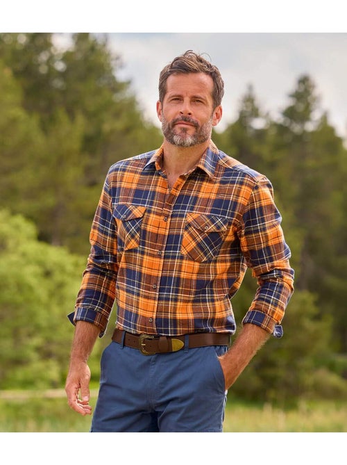 La chemise flanelle à carreaux - atlas for men - Kiabi La chemise flanelle à carreaux - atlas for men - Kiabi