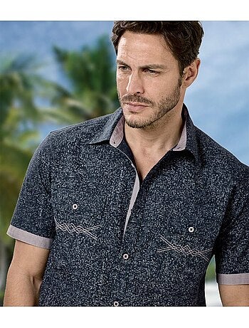 La chemise manches courtes en popeline - atlas for men