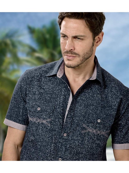 La Chemise Manches Courtes en Popeline - ATLAS FOR MEN - Kiabi La Chemise Manches Courtes en Popeline - ATLAS FOR MEN - Kiabi