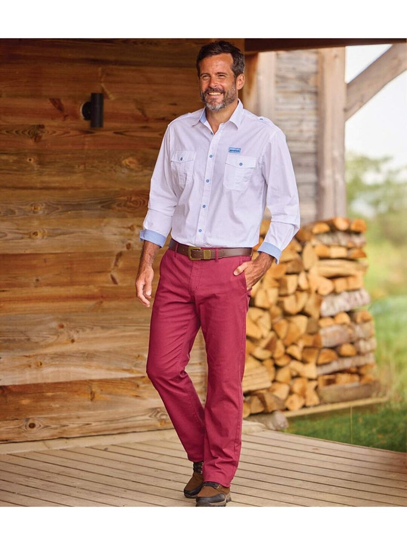 La chemise pilote - atlas for men Blanc - Kiabi
