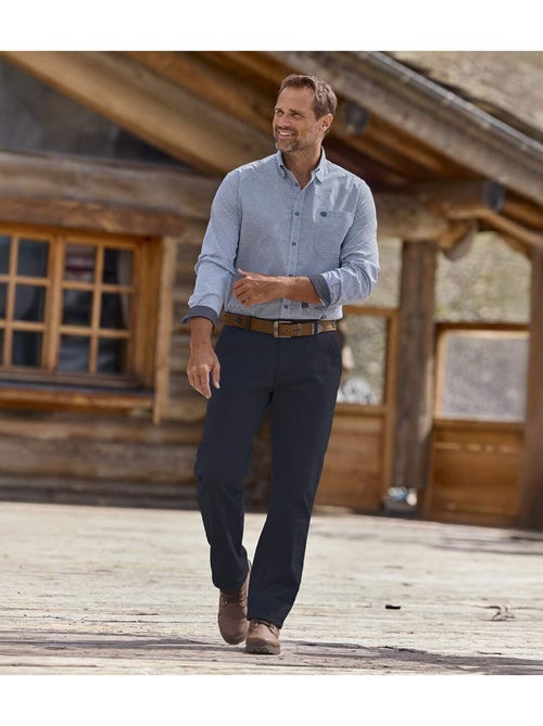 La chemise popeline à micro-motifs - atlas for men - Kiabi La chemise popeline à micro-motifs - atlas for men - Kiabi
