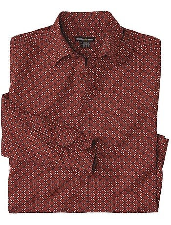 La chemise popeline à micro-motifs - atlas for men