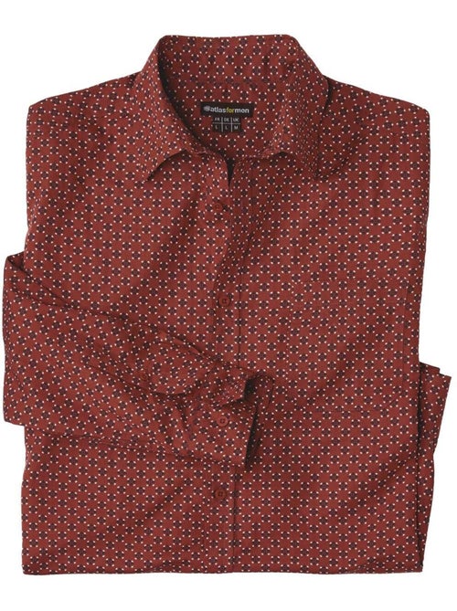 La chemise popeline à micro-motifs - atlas for men - Kiabi La chemise popeline à micro-motifs - atlas for men - Kiabi