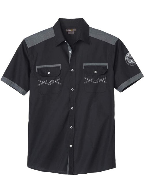 La chemise popeline fantaisie  - atlas for men - Kiabi