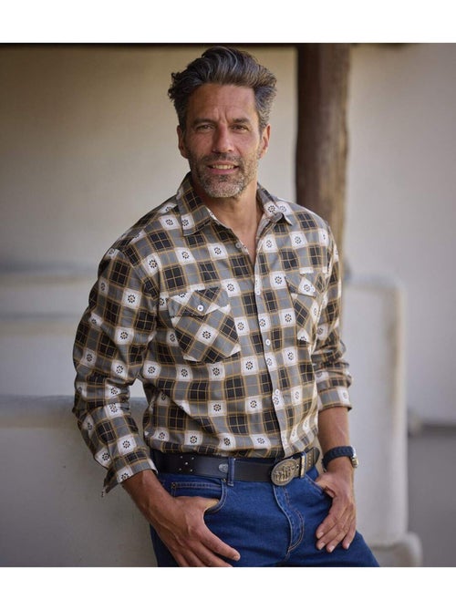 La chemise popeline western - atlas for men - Kiabi La chemise popeline western - atlas for men - Kiabi