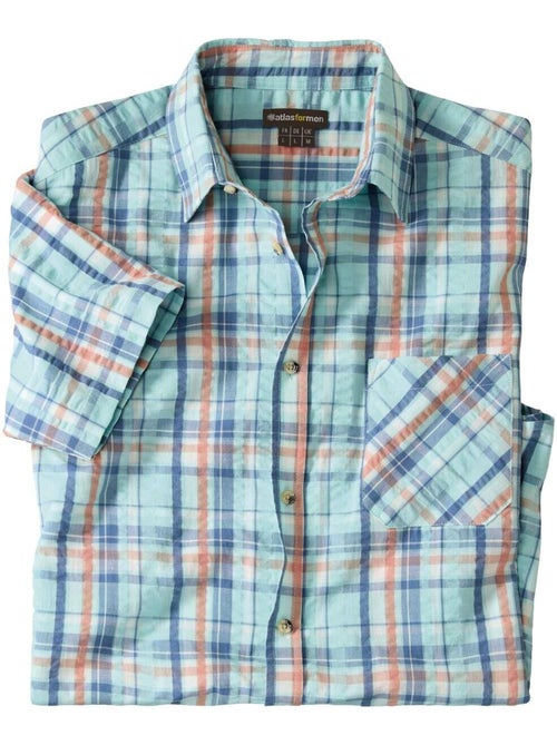 La chemisette effet gaufré - atlas for men - Kiabi La chemisette effet gaufré - atlas for men - Kiabi