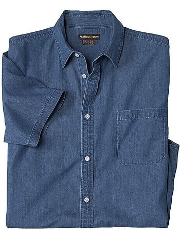 La chemisette en denim - atlas for men