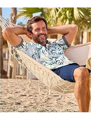 La Chemisette Tropic Palm - ATLAS FOR MEN