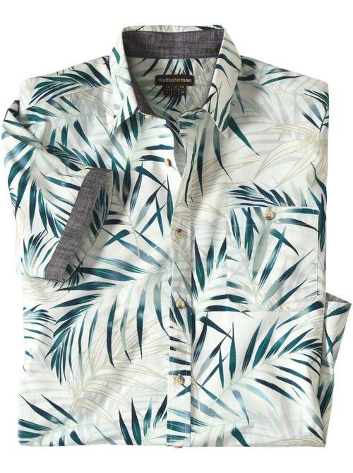La Chemisette Tropic Palm  - ATLAS FOR MEN - Kiabi