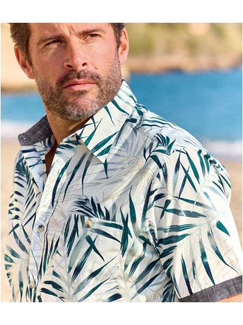 La Chemisette Tropic Palm  - ATLAS FOR MEN - Kiabi