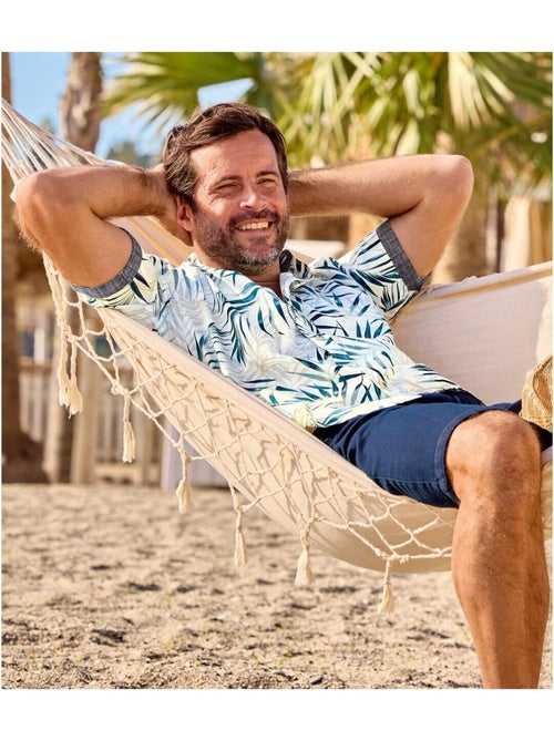 La Chemisette Tropic Palm  - ATLAS FOR MEN - Kiabi