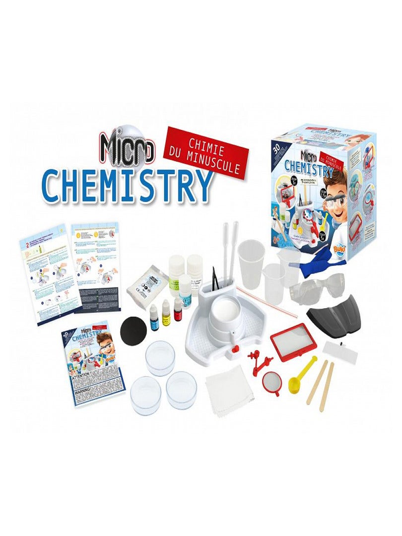 Les expériences Micro chemistry : chimie du minuscule Buki France